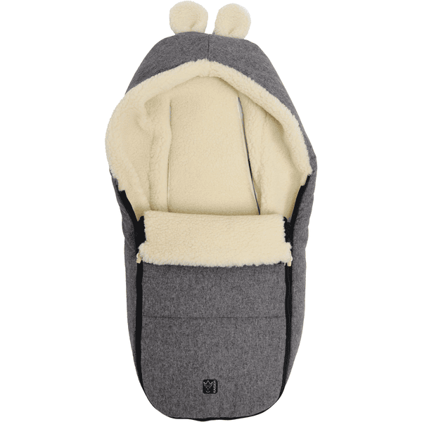 Kaiser Winter voetenzak HOODY MAUS WOOL donkergrijs