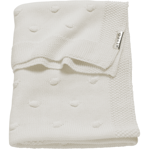 Meyco Coperta per bambini off white 100 x 150 cm 