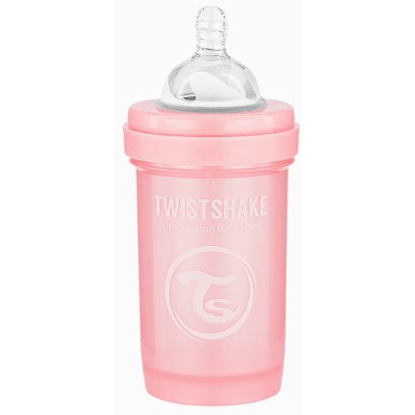 Twist shake Biberon anticolica da 0 mesi 180 ml, Pearl Pink 