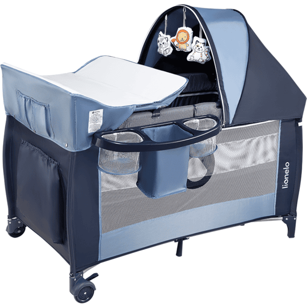 lionelo Reisebett Sven Plus Blue Navy