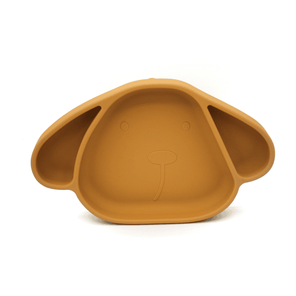 The Cotton Cloud Piatto con ventosa in silicone Milo Honey