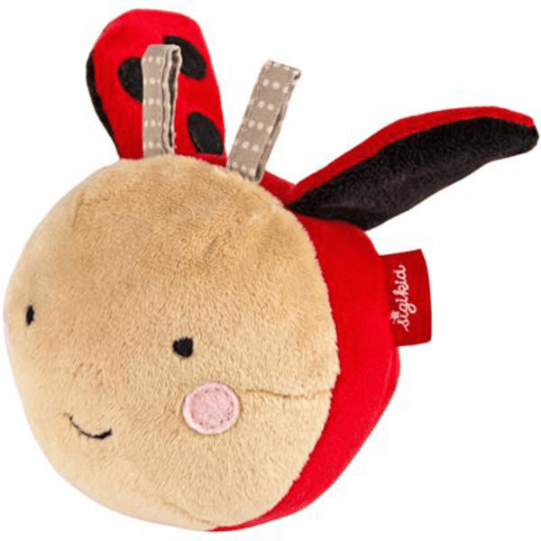 sigikid® Balle d'éveil coccinelle Kinderbunt 9 cm