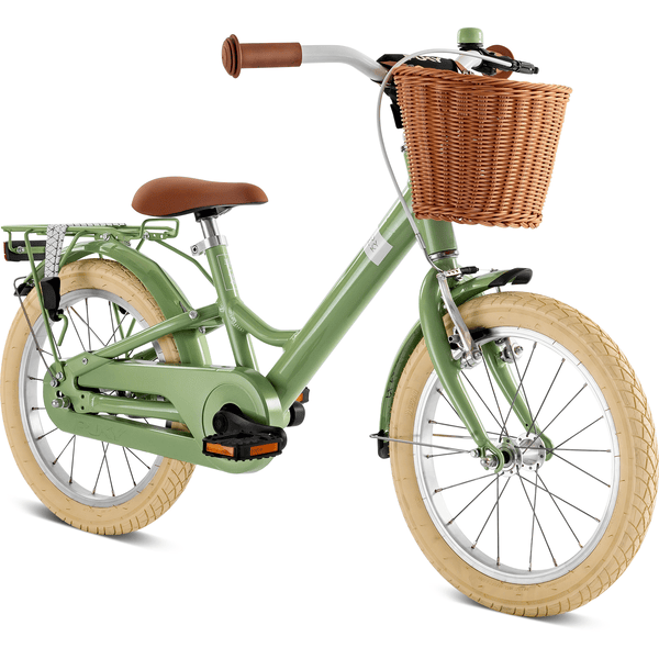 PUKY ® Bicicleta para niños YOUKE CLASSIC 16 retro green 