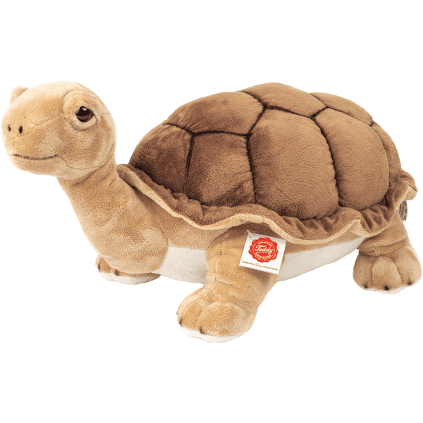 Teddy HERMANN ® Peluche Tortuga gigante marrón 50cm