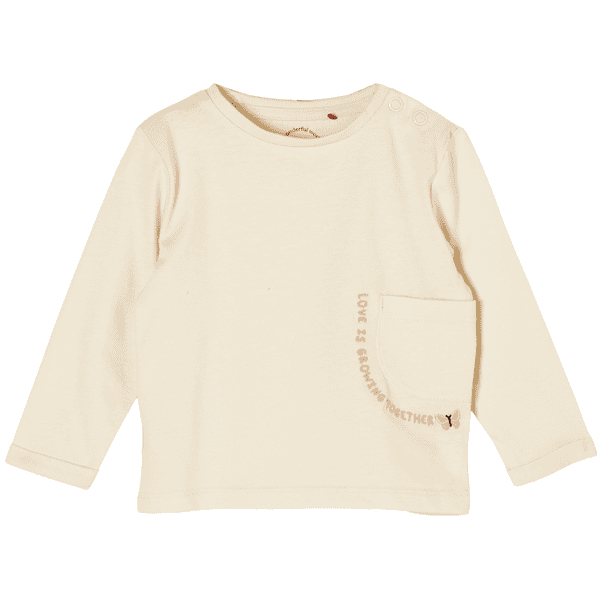 s. Olive r Camiseta manga larga beige