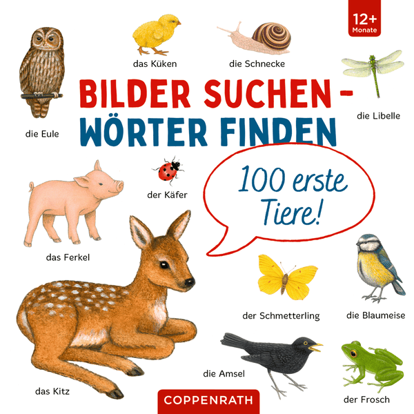 Coppenrath Bilder suchen - Wörter finden: 100 erste Tiere!