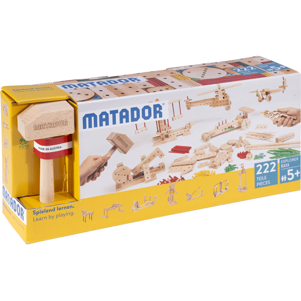 MATADOR® Jeu de construction Explorer E222 bois
