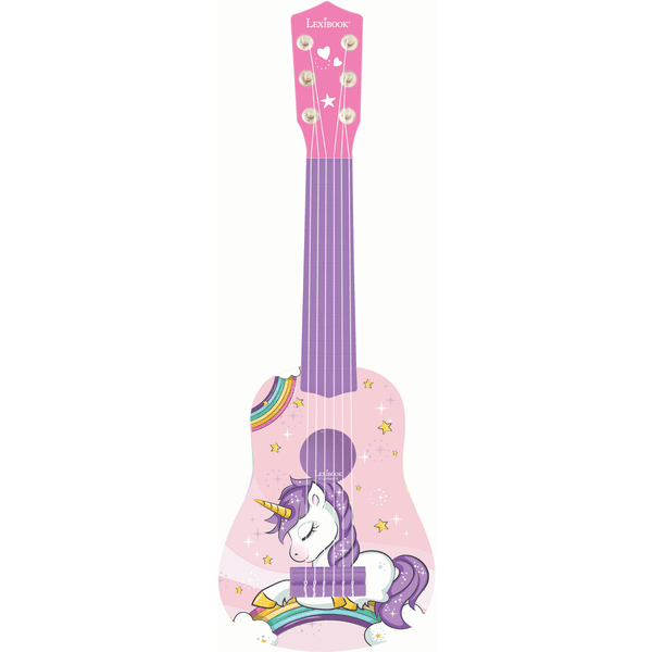 LEXIBOOK Unicorn - Min första gitarr 53 cm