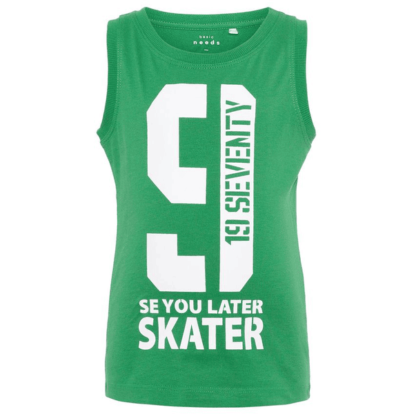 name it Boys Tank Top Victor Medium Green