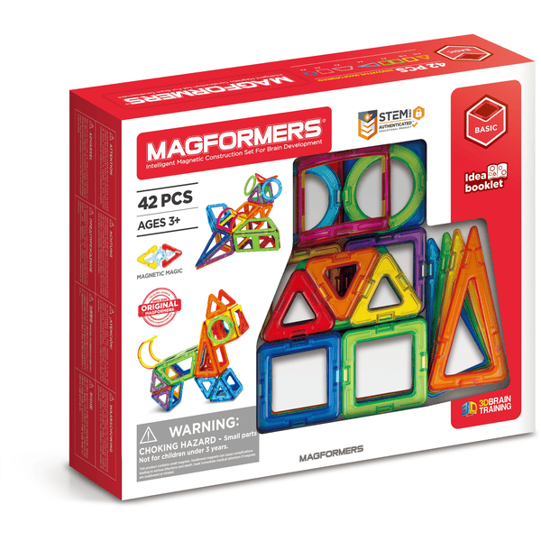 MAGFORMERS® Set 42 pezzi forme geometriche