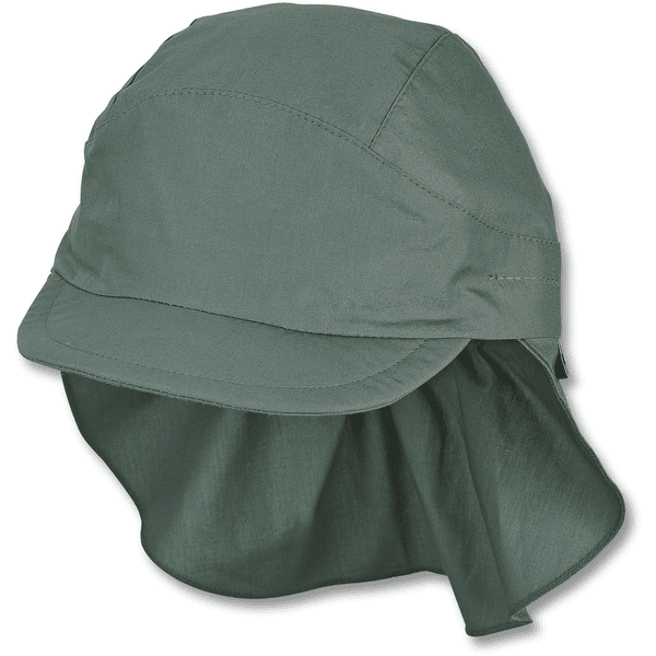 Casquette à visière Sterntale avec protection du cou vert foncé 