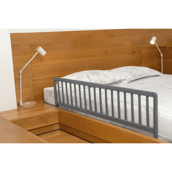 Geuther Barrière de lit enfant 140 cm gris