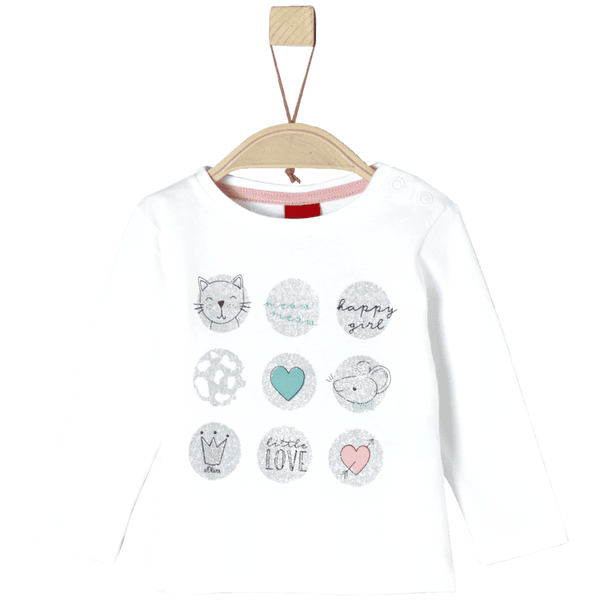 s.Oliver Girl s long sleeve shirt ecru