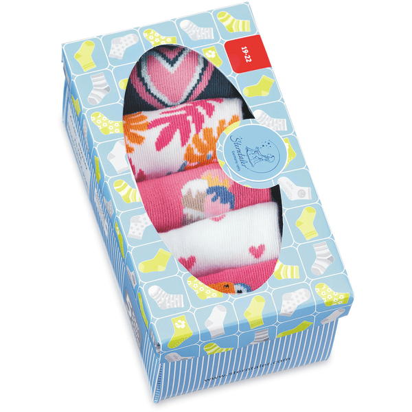 Sterntaler Ponožky 5-pack dívky růžové 
