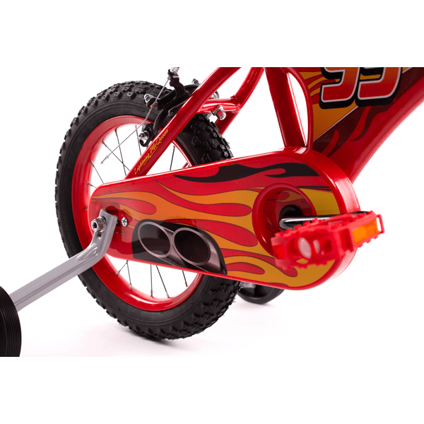 Huffy Bicicleta para niños Disney Cars 12 pulgadas Rojo con ruedines 