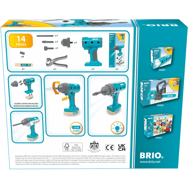 BRIO® Tronçonneuse enfant Builder 34602