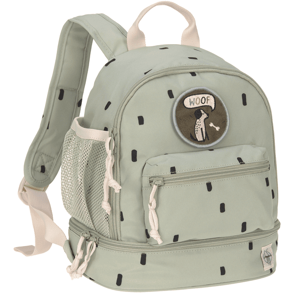 LÄSSIG Mini Backpack, Happy Prints, light olive