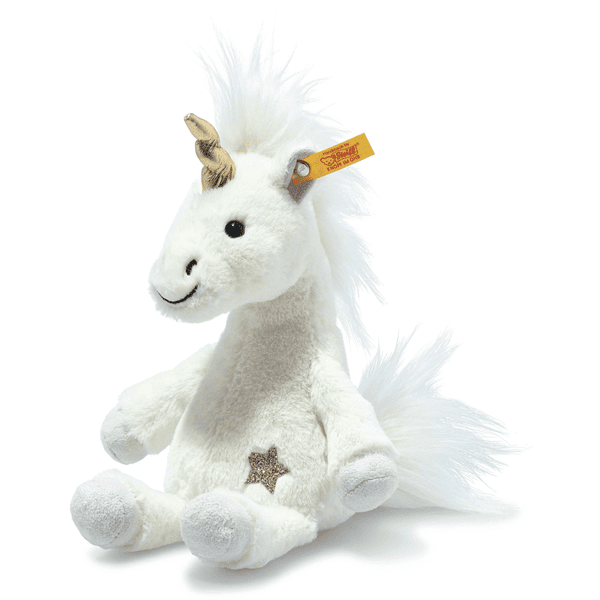 Steiff Soft Cuddly Friends Swerve Unicorn Unica bianco, 20 cm