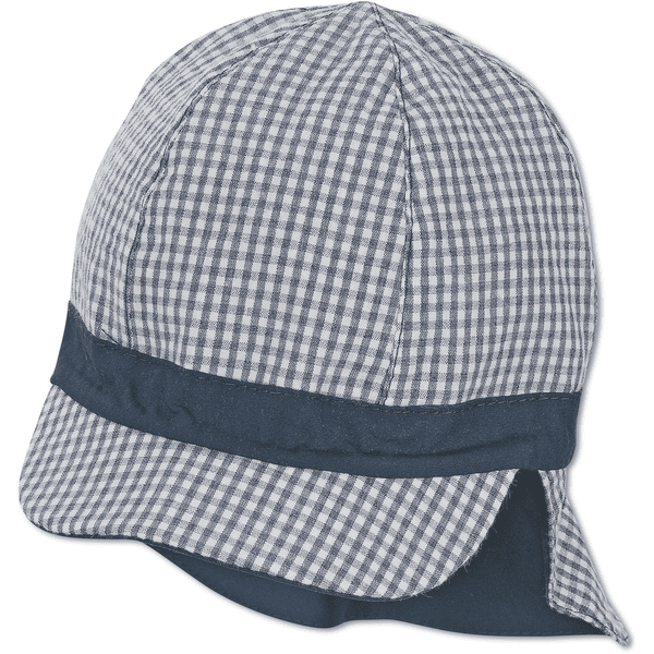 Sterntaler Odwracalna czapka z daszkiem Vichy/Uni marine 