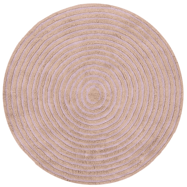 Tapis Petit Large Barnmatta Robin Lila Rosa Ø 150 cm