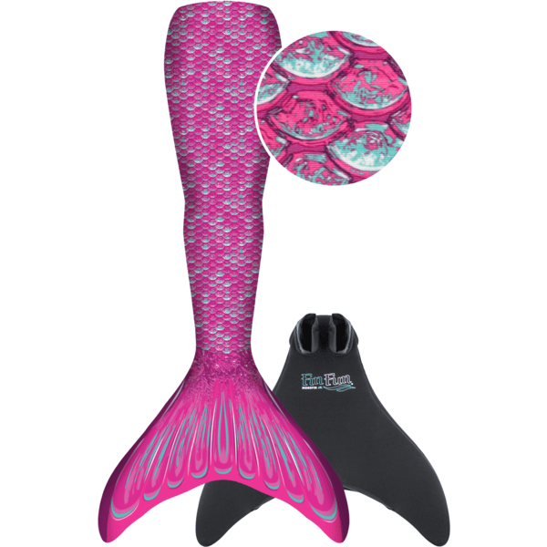 XTREM Toys and Sports Queue de sirène FIN FUN Mermaidens Original T.L/XL, rose
