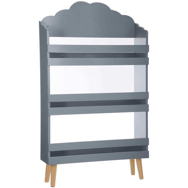 atmosphera Biblioth que enfant nuage gris bois roseoubleu.fr