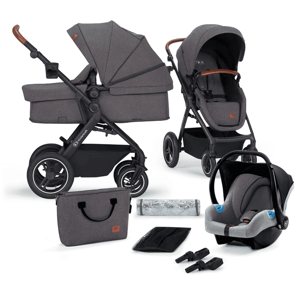 Kinderkraft Kinderwagen B Tour 3 in 1 Mink Pro Dark Grey