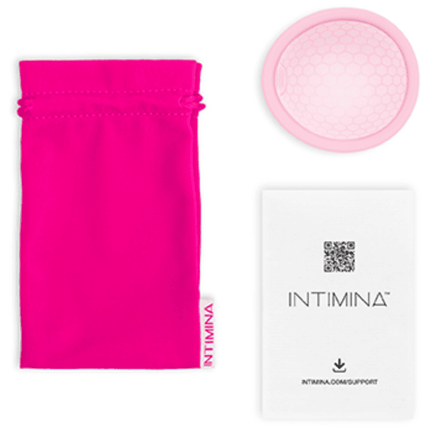 Intimina Menstruationskop Ziggy Cup 2 størrelse pinkorblue.dk