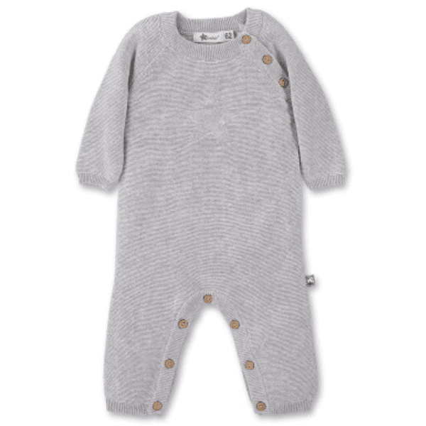 Sterntaler Combinaison pyjama enfant mailles mélange gris clair 