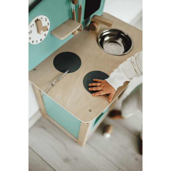 Cocina de Madera Adventure Menta Verde - Little Dutch