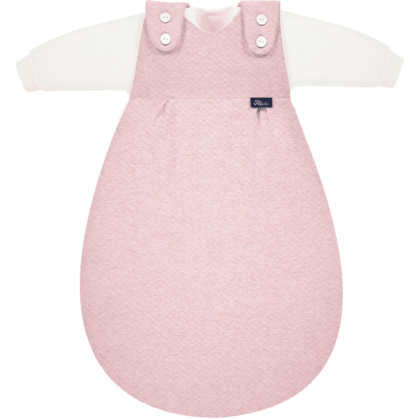 Alvi ® Baby-Mäxchen®  Śpiworek trzyczęściowy Special Fabrics Quilt rosé