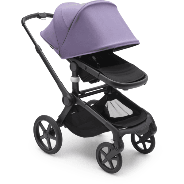 bugaboo Carro de bebé Fox 5 con capazo y asiento Black /Astro Purple 