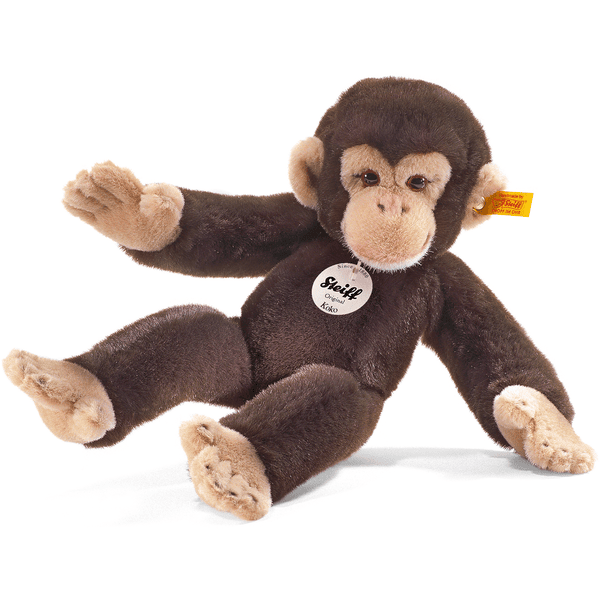STEIFF Scimpanzé Koko, 35 cm marrone