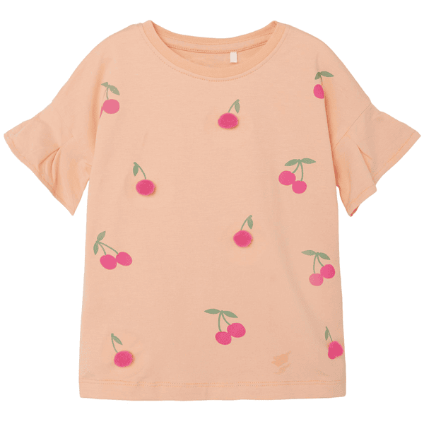 name it T-shirt Nmffenja Peach Nectar