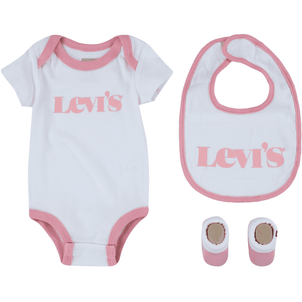 Levi's® Kids Set 3kpl valkoinen