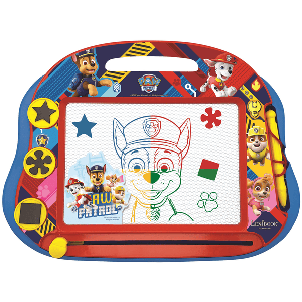 LEXIBOOK Paw Patrol Magnetic Multi color tegnebræt inkl. tilbehør