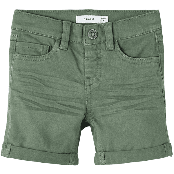 name it Twill Shorts Nmmsofus Duck Green 