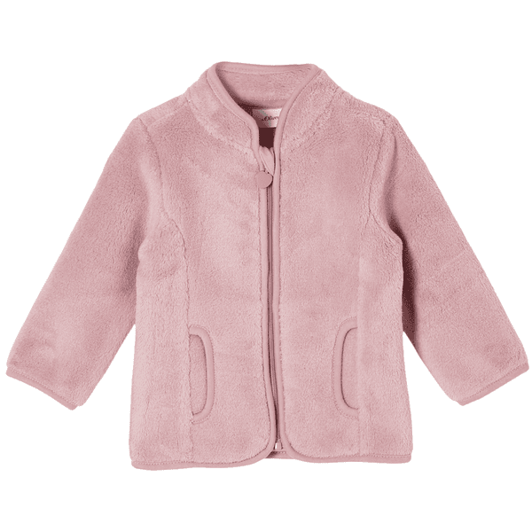 s. Olive r Veste en peluche light rose