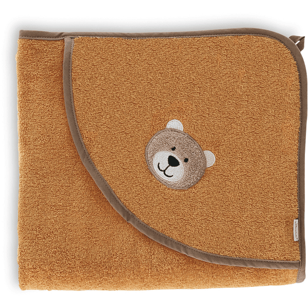 Sterntaler Badehåndklæde 100 x 100 cm Bear rust 
