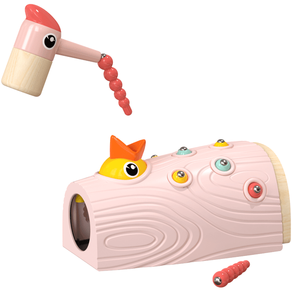 Top B right   Toys® Magneettinen hienomotorinen lelu Feed the Woodpecker (Syötä tikka)