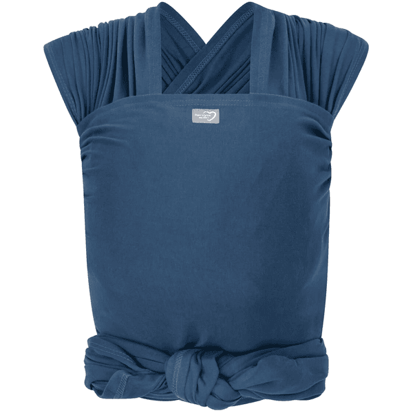 Hoppediz Écharpe de portage élastique longue indigo