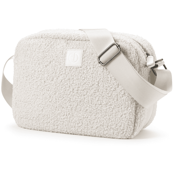 Elodie Sac à langer Crossbody White Bouclé