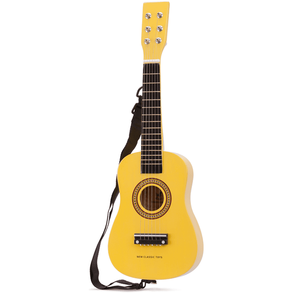New Classic Toys kitara - keltainen