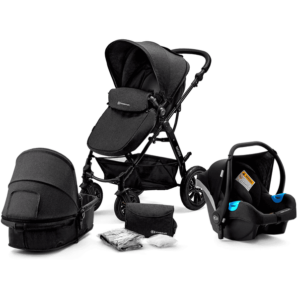 Kinderkraft Kombikinderwagen 3 in 1 Moov Black