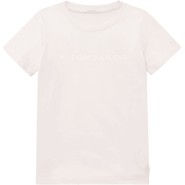 TOM TAILOR T-shirt Logo Print Candy Cotton Rose