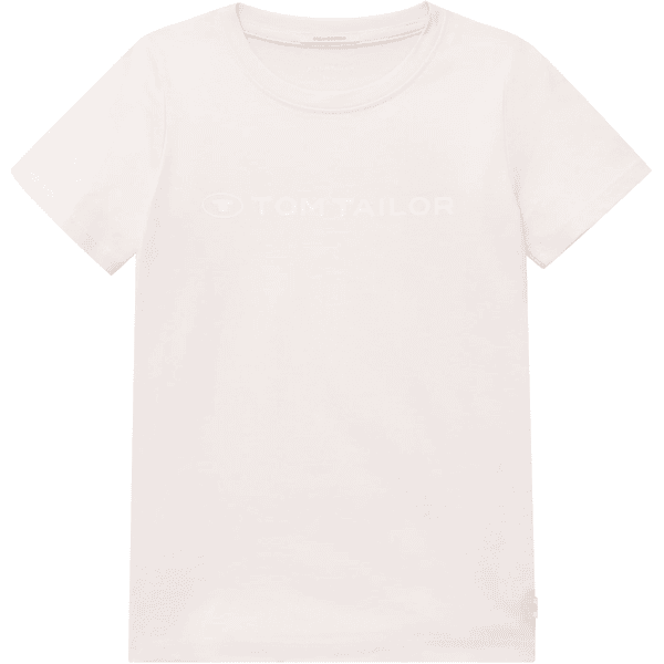 TOM TAILOR T-shirt Logo Print Candy Cotton Roze