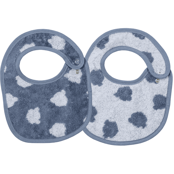 WÖRNER SÜDFROTTIER Druckknopflatz Teddy blau 2er Set