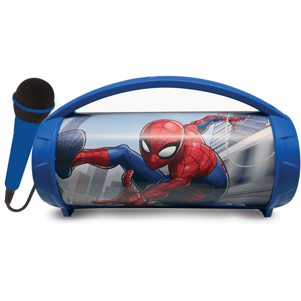 LEXIBOOK Altavoz Bluetooth® Spider-Man con luz y micrófono