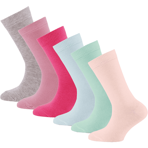 Ewers Lot de 6 chaussettes bébé unies 