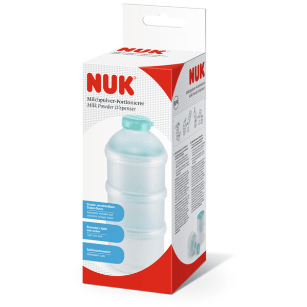 NUK Dosatore latte in polvere, 3 pezzi, senza BPA, petrolio